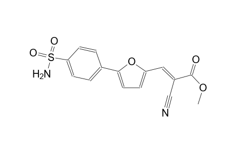 2-propenoic acid, 3-[5-[4-(aminosulfonyl)phenyl]-2-furanyl]-2-cyano-, methyl ester, (2E)-