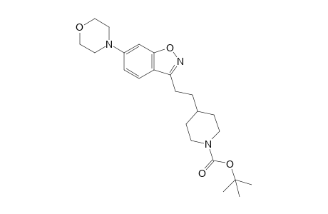 4-[2-(6-morpholinoindoxazen-3-yl)ethyl]piperidine-1-carboxylic acid tert-butyl ester