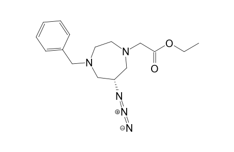 (+)-ethyl 2-[(6R)-6-azido-4-benzyl-1,4-diazepan-1-yl]acetate