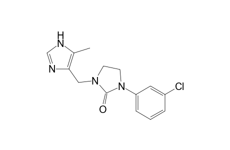 1-(3-Chlorophenyl)-3-[(5-methyl-1H-imidazol-4-yl)methyl]imidazolidin-2-one