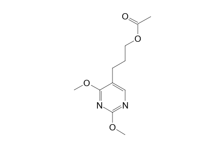 5-(3-ACETOXYPROPYL)-2,4-DIMETHOXYPYRIMIDINE
