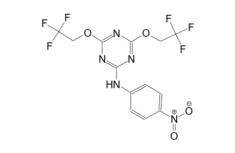 1,3,5-triazin-2-amine, N-(4-nitrophenyl)-4,6-bis(2,2,2-trifluoroethoxy)-
