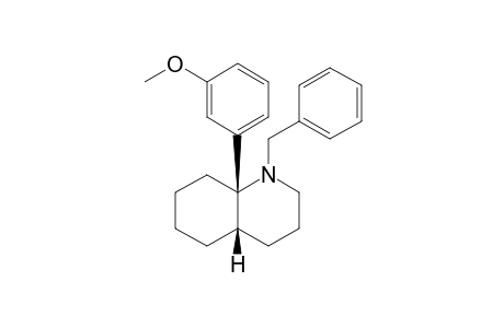 (4aS,8aS)-1-Benzyl-8a-(3'-methoxyphenyl)-decahydroquinoline