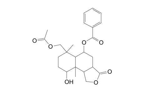 Naphtho[1,2-c]furan-3(1H)-one, 6-[(acetyloxy)methyl]-5-(benzoyloxy)decahydro-9-hydroxy-6,9a-dimethyl