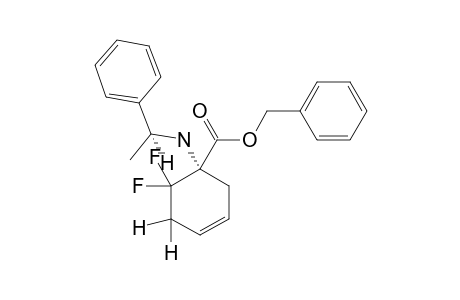 (-)-BENZYL-6,6-DIFLUORO-1-[[(1S)-1-PHENYLETHYL]-AMINO]-3-CYCLOHEXENE-1-CARBOXYLATE