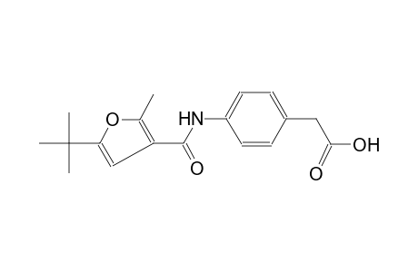 benzeneacetic acid, 4-[[[5-(1,1-dimethylethyl)-2-methyl-3-furanyl]carbonyl]amino]-