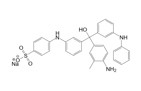 Benzenesulfonic acid, 4-[[[3-(4-amino-3-methylphenyl)-(hydroxy)[3-(phenylamino)phenyl]methyl]phenyl]amino]-sodium salt