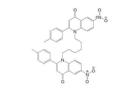 1,1'-(Hexane-1,6-diyl)bis(6-nitro-2-p-tolylquinolin-4(1H)-one)