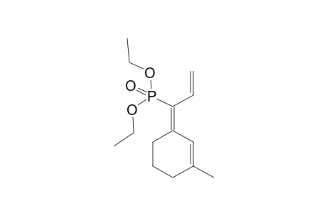 (E)-Diethyl 1-(3-methylcyclohexen-2-enylidene)prop-2-enylphosphonate