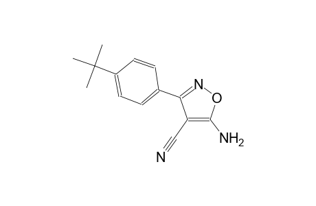 4-isoxazolecarbonitrile, 5-amino-3-[4-(1,1-dimethylethyl)phenyl]-