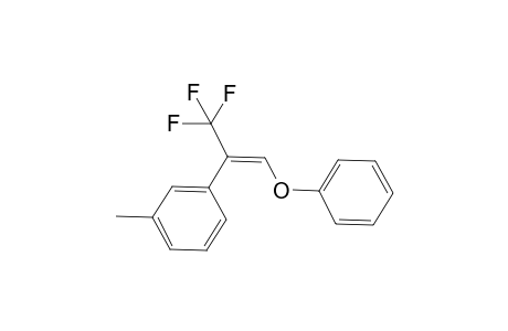 (E)-2-(3-Methylphenyl)-3,3,3-trifluoropropen-1-yl Phenyl Ether