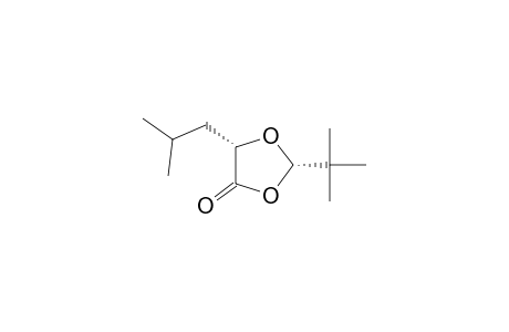 (2S,5S)-2-tert-butyl-5-(2-methylpropyl)-1,3-dioxolan-4-one