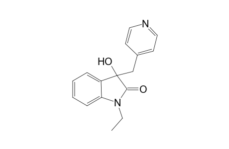 2H-Indol-2-one, 1-ethyl-1,3-dihydro-3-hydroxy-3-(4-pyridinylmethyl)-