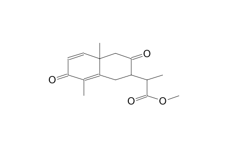 (11S)-3,8-Dioxo-7aH-eudesma-1,4-dien-12-oic acid, methyl ester