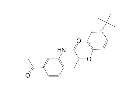 N-(3-acetylphenyl)-2-(4-tert-butylphenoxy)propanamide