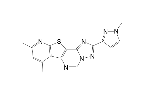 7,9-dimethyl-2-(1-methyl-1H-pyrazol-3-yl)pyrido[3',2':4,5]thieno[2,3-e][1,2,4]triazolo[1,5-c]pyrimidine