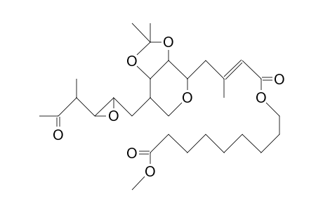 13-Oxo-pseudomonic acid, A methyl ester acetonide derivative