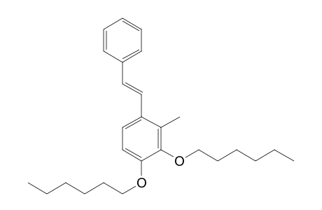1,2-Dihexoxy-3-methyl-4-[(E)-2-phenylethenyl]benzene