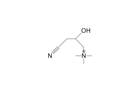 (3-Cyano-2-hydroxy-propyl)-trimethyl-ammonium cation