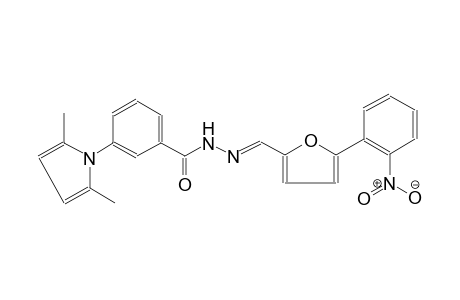 benzoic acid, 3-(2,5-dimethyl-1H-pyrrol-1-yl)-, 2-[(E)-[5-(2-nitrophenyl)-2-furanyl]methylidene]hydrazide