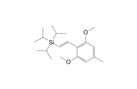 (E)1,3-Dimethoxy-5-methyl-2-(2-triisopropylsilylethenyl)benzene
