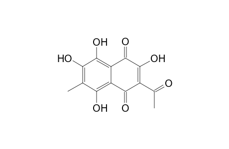 3-Acetyl-2,7-dihydroxy-6-methylnaphthazarin