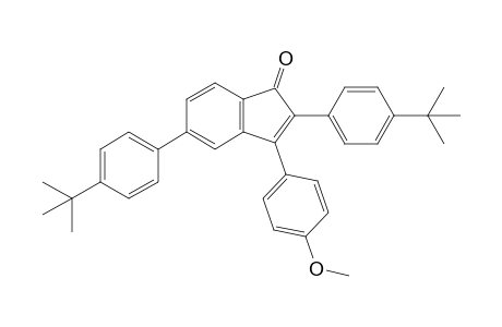 2,5-Bis(4-tert-butylphenyl)-3-(4-methoxyphenyl)-1H-inden-1-one