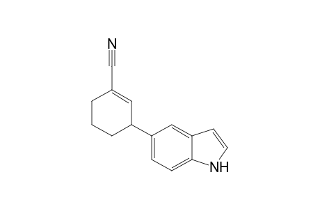 3-(1H-indol-5-yl)cyclohex-1-enecarbonitrile