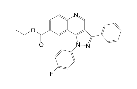 ethyl 1-(4-fluorophenyl)-3-phenyl-1H-pyrazolo[4,3-c]quinoline-8-carboxylate