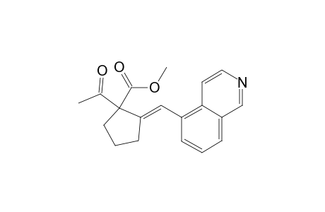 (E)-methyl 1-acetyl-2-(isoquinolin-5-ylmethylene)cyclopentanecarboxylate