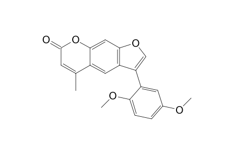 3-(2,5-dimethoxyphenyl)-5-methyl-7-furo[3,2-g][1]benzopyranone