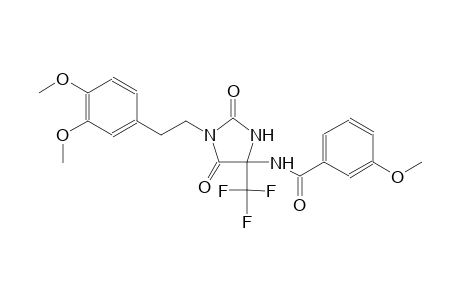 N-[1-[2-(3,4-dimethoxyphenyl)ethyl]-2,5-dioxo-4-(trifluoromethyl)-4-imidazolidinyl]-3-methoxybenzamide