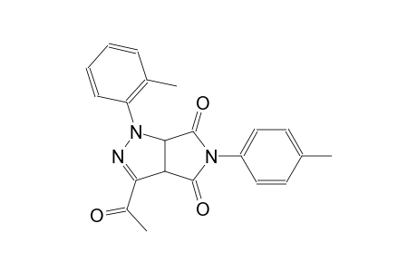 pyrrolo[3,4-c]pyrazole-4,6(1H,5H)-dione, 3-acetyl-3a,6a-dihydro-1-(2-methylphenyl)-5-(4-methylphenyl)-