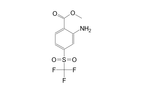 benzoic acid, 2-amino-4-[(trifluoromethyl)sulfonyl]-, methyl ester
