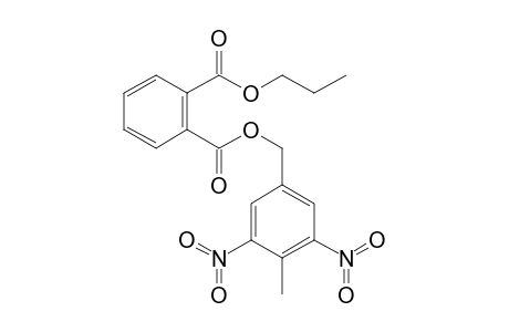 Phthalic acid, 3,5-dinitro-4-methylbenzyl propyl ester