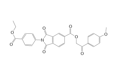 1H-isoindole-5-carboxylic acid, 2-[4-(ethoxycarbonyl)phenyl]-2,3-dihydro-1,3-dioxo-, 2-(4-methoxyphenyl)-2-oxoethyl ester