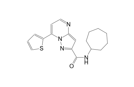 N-cycloheptyl-7-(2-thienyl)pyrazolo[1,5-a]pyrimidine-2-carboxamide
