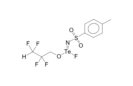 (1,1,3-TRIHYDROPERFLUOROPROPYLOXY)FLUORO(PARA-TOLYLSULPHONYLIMINO)TELLURITE