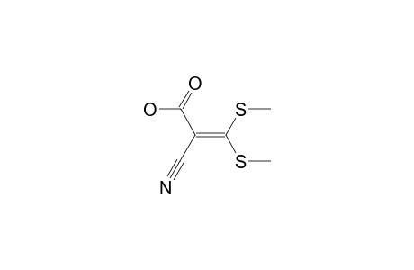 2-cyano-3,3-bis(methylthio)acrylic acid