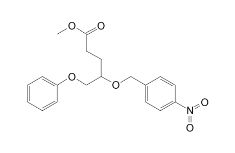 Methyl 4-((4-nitrophenyl)methoxy)-5-phenoxypentanoate