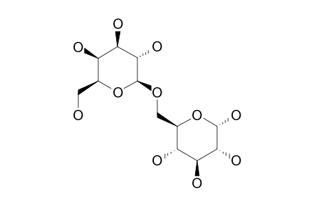 ALLOLACTOSE;O-BETA-D-GALACTOPYRANOSYL-(1->6)-O-ALPHA-D-GLUCOPYRANOSIDE