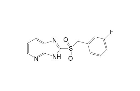 2-(3-fluorobenzyl)sulfonyl-1H-imidazo[4,5-b]pyridine