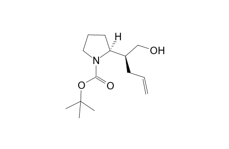 (2S)-2-[(1S)-1-methylolbut-3-enyl]pyrrolidine-1-carboxylic acid tert-butyl ester
