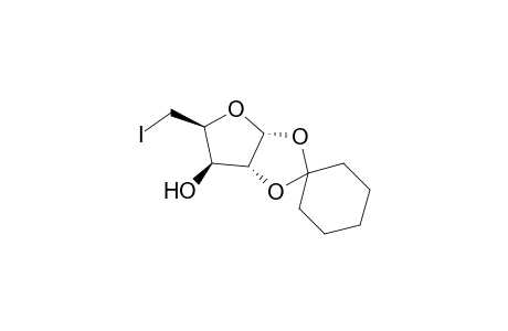 (3'aR,5'S,6'R,6'aR)-5'-(iodomethyl)-tetrahydrospiro[cyclohexane-1,2'-furo[2,3-d][1,3]dioxole]-6'-ol