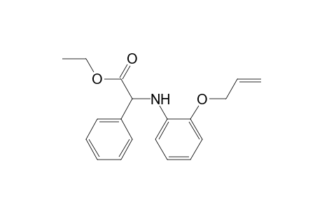 Benzeneacetic acid, .alpha.-[[2-(2-propenyloxy)phenyl]amino]-, ethyl ester