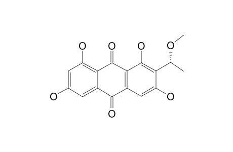 2-(1-METHOXYETHYL)-1,3,6,8-TETRAHYDROXYANTHRAQUINONE