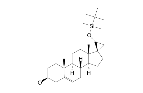 20-β-tert-butyldimethylsiloxy-17-α,21-α-cyclopregn-5-en-3-β-ol