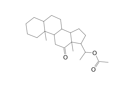 5.alpha.-Pregnan-12-one, 20.beta.-hydroxy-, acetate