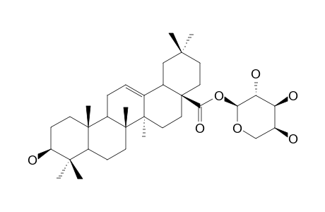 28-O-ARABINOPYRANOSYL-OLEANOLIC-ACID-ESTER