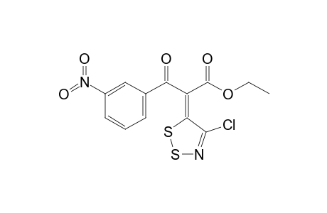 (E/Z)-Ethyl 2-(4-chloro-5H-1,2,3-dithiazole-5-ylidene)-3'-nitrobenzoylacetate